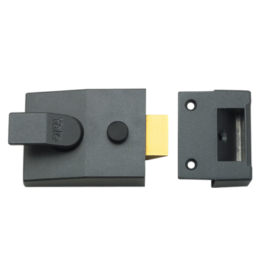 Click Here To Enlarge This Photo Of 4376 - YALE 89 Deadlocking Nightlatch 60mm Dull Metal Grey Case Only