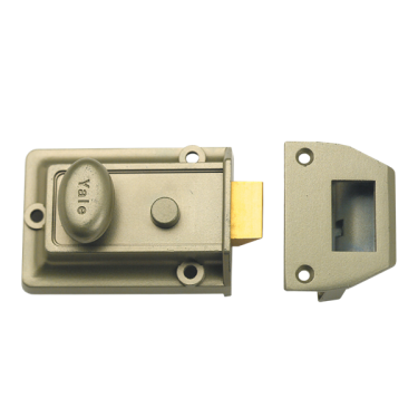 Click Here To Enlarge This Photo Of 4481 - YALE 77 Non-Deadlocking Traditional Nightlatch 60mm Nickel Bronze Enamelled Case Only