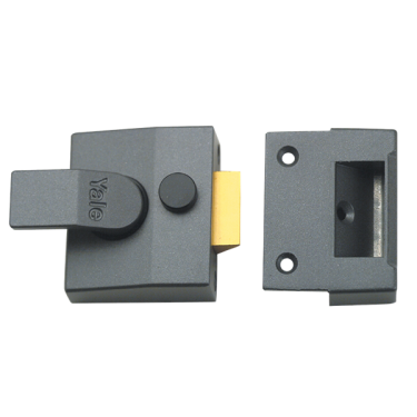 Click Here To Enlarge This Photo Of 8022 - YALE 85 Deadlocking Nightlatch 40mm Dull Metal Grey Case Only