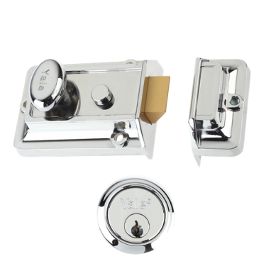 Click Here To Enlarge This Photo Of L11720 - YALE 77 Non-Deadlocking Traditional Nightlatch 60mm Polished Chrome
