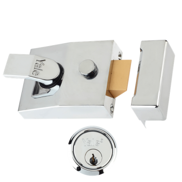 Click Here To Enlarge This Photo Of L11723 - YALE 89 Deadlocking Nightlatch 60mm Polished Chrome