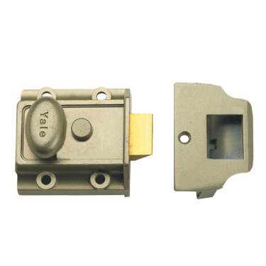Click Here To Enlarge This Photo Of L11844 - YALE 706 Non-Deadlocking Traditional Nightlatch 40mm Nickel Bronze Enamelled