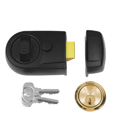 Click Here To Enlarge This Photo Of L17259 - YALE Y3 Non-Deadlocking Nightlatch 60mm Black