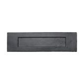 FB467 343 M.Marcus Black Iron Rustic Letterplate 13 ½" x 3 2/3"