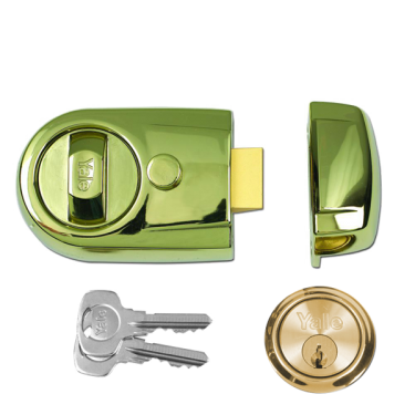 Click Here To Enlarge This Photo Of L17260 - YALE Y3 Non-Deadlocking Nightlatch 60mm Brasslux