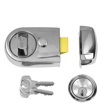 Click Here To Enlarge This Photo Of L17261 - YALE Y3 Non-Deadlocking Nightlatch 60mm Polished Chrome