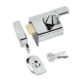 L25803 - YALE PBS3 Auto Deadlocking Nightlatch 60mm Polished Chrome
