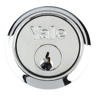 Click Here To Enlarge This Photo Of 2668 - YALE 1109 Rim Cylinder 5 Pin - Satin Chrome Keyed to Differ