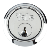 2668 - YALE 1109 Rim Cylinder 5 Pin - Satin Chrome Keyed to Differ