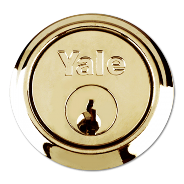 Click Here To Enlarge This Photo Of 2675 - YALE 1109 Rim Cylinder 5 Pin - Polished Brass Keyed Alike