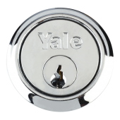 2679 - YALE 1109 Rim Cylinder 5 Pin - Satin Chrome Keyed Alike