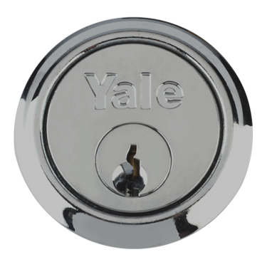 Click Here To Enlarge This Photo Of L11727 - YALE 1109 Rim Cylinder 5 Pin - Polished Chrome Keyed to Differ