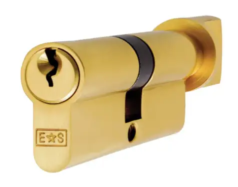 Click Here To Enlarge This Photo Of CYA71370PB - Carlisle Brass Eurospec - 5 Pin Euro Standard Turn Cylinder Turn 70mm Polished Brass