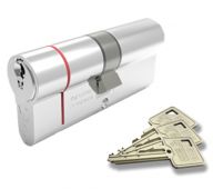 CYX71280PC - Carlisle Brass Eurospec MPX6 1* British Standard 6 Pin Euro Profile Double Cylinder 80mm (40/40) Polished Chrome