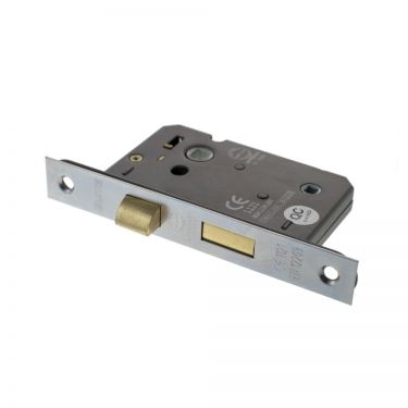 Click Here To Enlarge This Photo Of Atlantic - ALKBATH25SC Mortice Bathroom Lock [CE] 2.5" - Satin Chrome