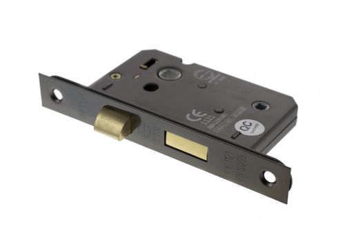 Click Here To Enlarge This Photo Of Atlantic - ALKBATH3BN Mortice Bathroom Lock [CE] 3" - Black Nickel