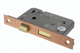 Atlantic - ALKBATH3USC Mortice Bathroom Lock [CE] 3" - Urban Satin Copper