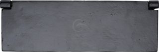 FB862 348 M.Marcus Black Iron Rustic Interior Letterflap 348mm x 88mm