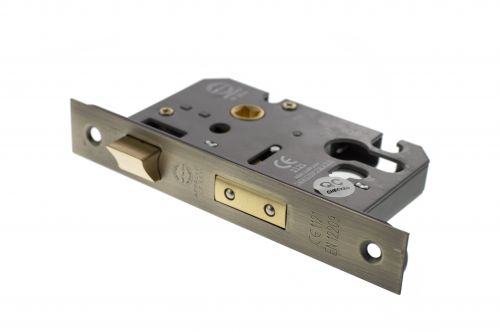 Click Here To Enlarge This Photo Of Atlantic - ALKSASHE25MAB Euro Profile Mortice Sashlock [CE] 2.5" - Matt Antique Brass