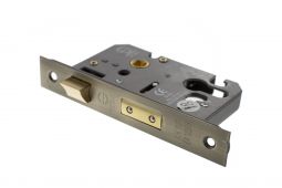 Atlantic - ALKSASHE25MAB Euro Profile Mortice Sashlock [CE] 2.5" - Matt Antique Brass