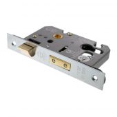 Atlantic - ALKSASHE25SC Euro Profile Mortice Sashlock [CE] 2.5" - Satin Chrome