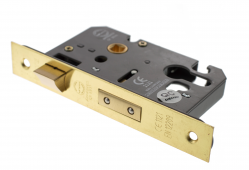 Atlantic - ALKSASHE3SB Euro Profile Mortice Sashlock [CE] 3" - Satin Brass