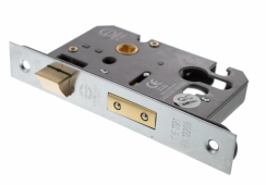 Atlantic - ALKSASHE3SC Euro Profile Mortice Sashlock [CE] 3" - Satin Chrome