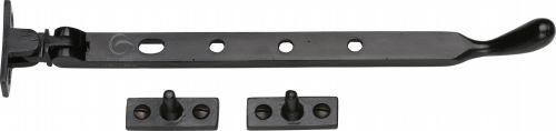 Click Here To Enlarge This Photo Of FB992 10 M.Marcus Black Iron Rustic Casement Window Stay 10"