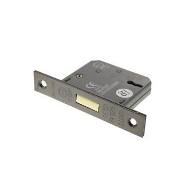 Click Here To Enlarge This Photo Of Atlantic - ALKDEAD3LK25UB 3 Lever Key Mortice Deadlock [CE] 2.5" - Urban Bronze