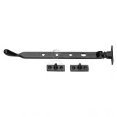 FB992 8 M.Marcus Black Iron Rustic Casement Window Stay 8"