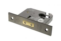 Atlantic - ALKDEADE25MAB Euro Profile Mortice Deadlock [CE] 2.5" - Matt Antique Brass