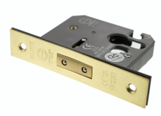 Atlantic - ALKDEADE25SB Euro Profile Mortice Deadlock [CE] 2.5" - Satin Brass