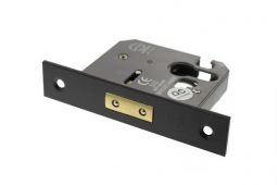 Atlantic - ALKDEADE3MB Euro Profile Mortice Deadlock [CE] 3" - Matt Black