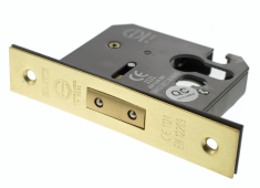 Atlantic - ALKDEADE3SB Euro Profile Mortice Deadlock [CE] 3" - Satin Brass