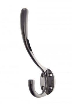 Click Here To Enlarge This Photo Of Atlantic - AHCHBN Traditional Hat & Coat Hook - Black Nickel