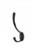 Atlantic - AHCHMB Traditional Hat & Coat Hook - Matt Black