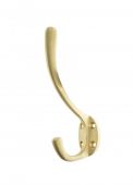 Atlantic - AHCHSB Traditional Hat & Coat Hook - Satin Brass