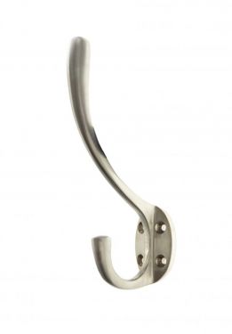 Click Here To Enlarge This Photo Of Atlantic - AHCHSN Traditional Hat & Coat Hook - Satin Nickel