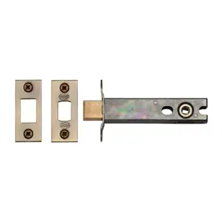 YKBDB4N-AT M.Marcus York Architectural Tubular Bathroom Deadbolt 4" Antique Brass Finish