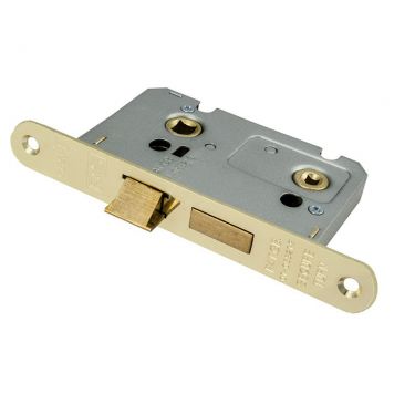 Click Here To Enlarge This Photo Of BAE5025EB/R - Carlisle Brass Eurospec Bathroom Lock (Economy) 2.5" (Radius) Electro Brass