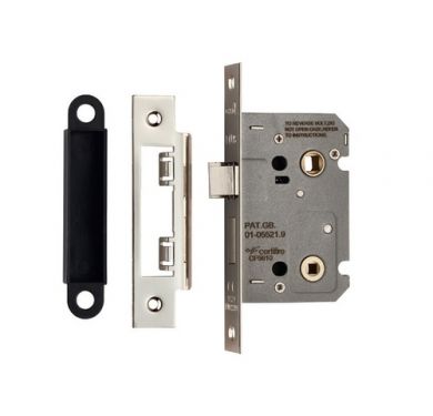 Click Here To Enlarge This Photo Of BAE5030SN - Carlisle Brass Eurospec Easi-T Bathroom Lock 3" Residential Satin Nickel