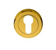 SZM001PVD - Carlisle Brass Serozzetta Euro Profile Escutcheon (Concealed Fix) PVD Stainless Brass
