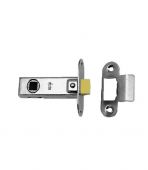 TLE8025NP/R - Carlisle Brass Eurospec Tubular Latch 64mm (Radius Strike & Forend) Nickel Plated