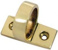 AA42R - Carlisle Brass Ring Sash Lift (Horizontal Fix) Polished Brass