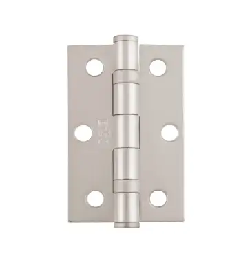 Click Here To Enlarge This Photo Of HIN1322SNP - Carlisle Brass Eurospec 76mm x 51mm x 2mm Ball Bearing Hinges Satin Nickel