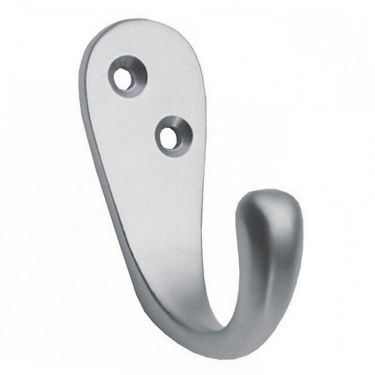 Click Here To Enlarge This Photo Of AA26SC - Carlisle Brass Victorian - Single Robe Hook Satin Chrome