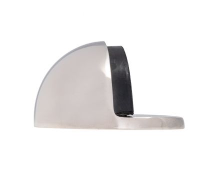 Click Here To Enlarge This Photo Of AA20PN - Carlisle Brass Oval Floor Mounted Door Stop Polished Nickel