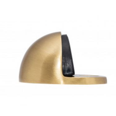 Click Here To Enlarge This Photo Of AA20SB - Carlisle Brass Oval Floor Mounted Door Stop Satin Brass
