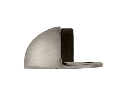 Click Here To Enlarge This Photo Of AA20SN - Carlisle Brass Floor Mounted Doorstop (Oval) Satin Nickel