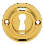 AQ41 - Carlisle Brass Victorian Escutcheon Polished Brass